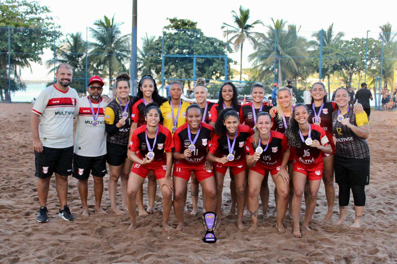 Junes Praia: Multivix domina último fim de semana de competições, em Vitória