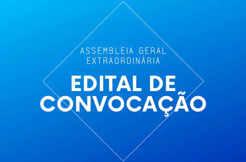 ERRATA – EDITAL DE CONVOCAÇÃO 004/21  ASSEMBLEIA GERAL EXTRAORDINÁRIA