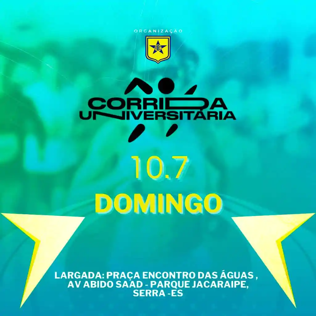 1ª Corrida Universitária Aberta acontece neste domingo (10), em Jacaraípe