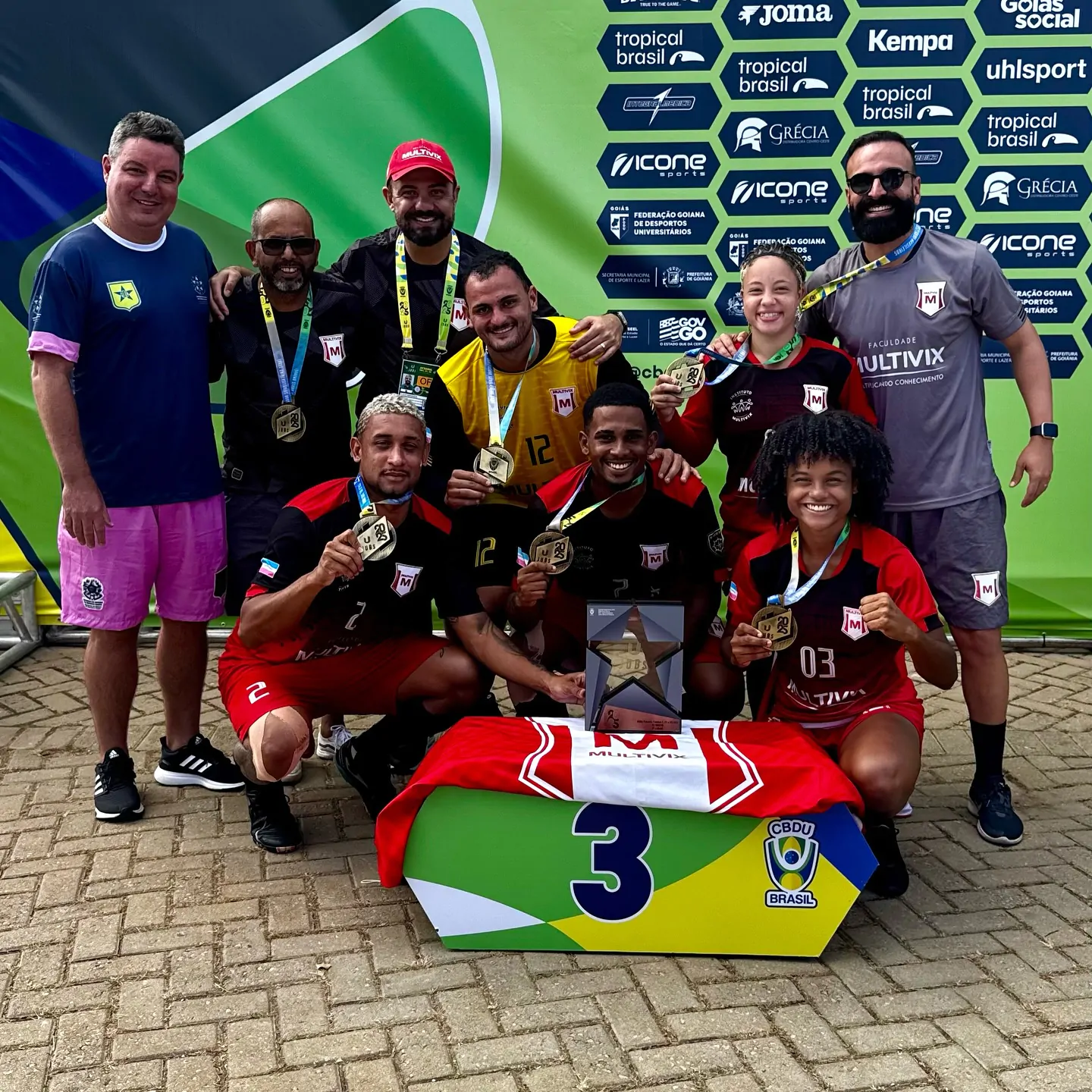 Capixabas conquistam medalha de bronze no Desafio X2 Misto do Jubs, em Goiânia